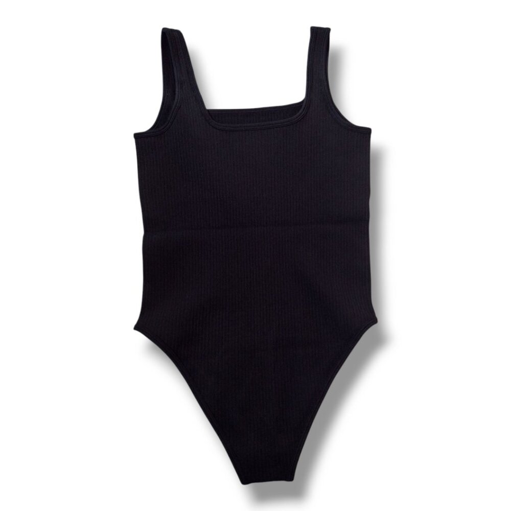 OQQ Ribbed Tank Bodysuit - Picture 2 of 2